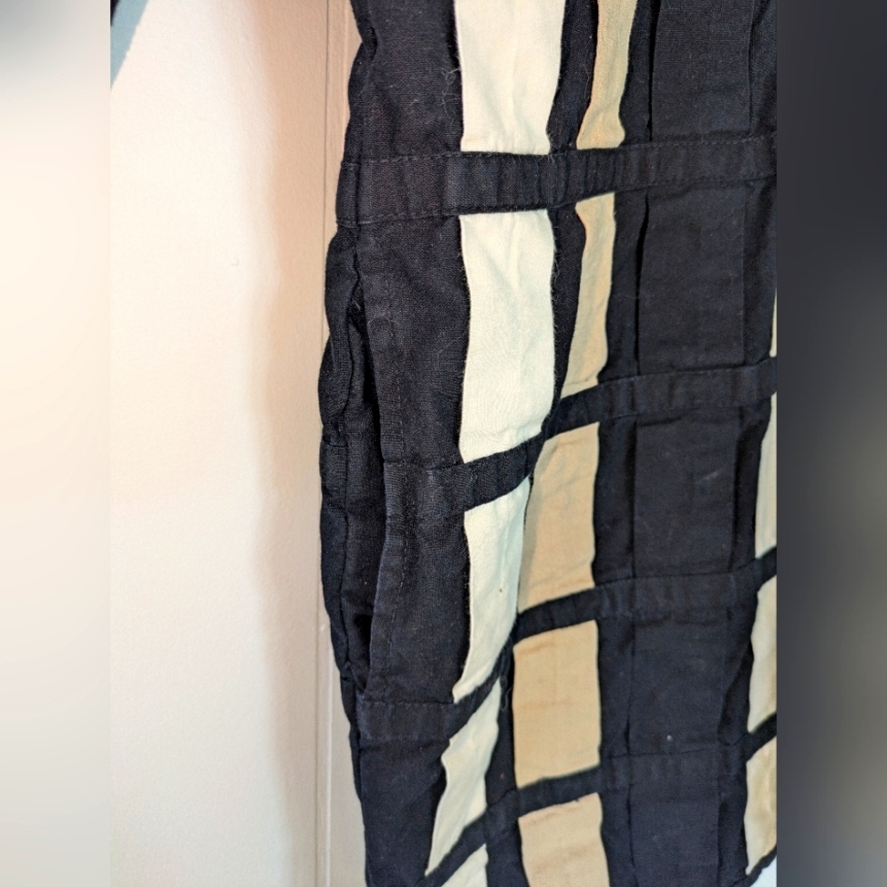 Yak Magik Colorblock Ribbon Weave Open Jacket Bla… - image 4